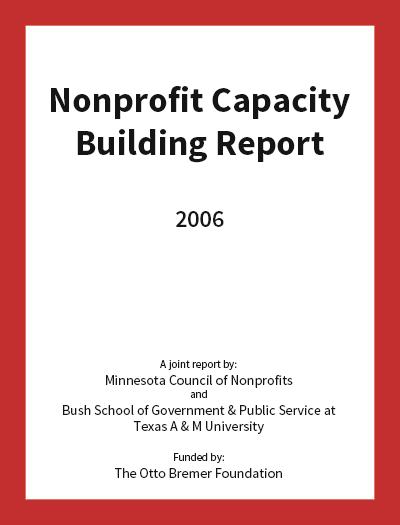Nonprofit Capacity Building Report