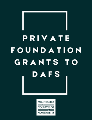 Private Foundation Grants to DAFs